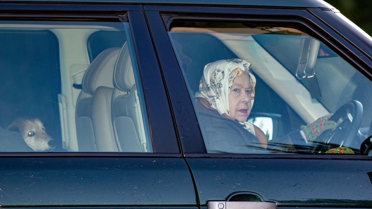 The Queen has been spotted driving back to Sandringham.