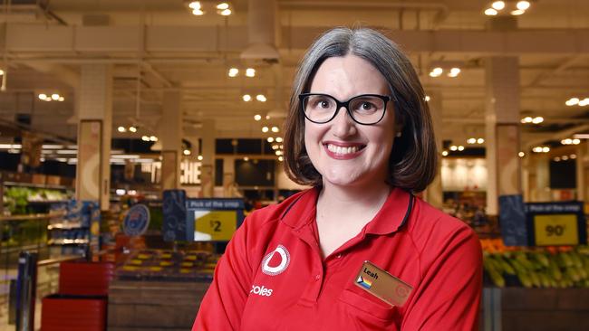 Coles CEO Leah Weckert. Picture: Nicki Connolly