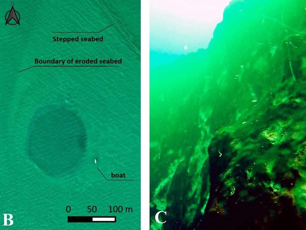 It’s the second-deepest blue hole in the world. Picture: Supplied