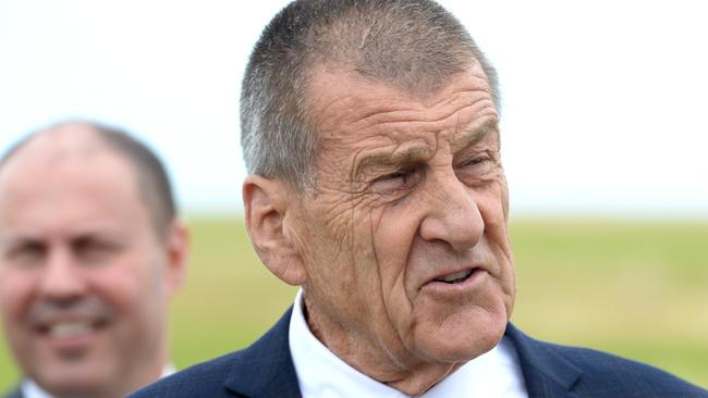 MELBOURNE, AUSTRALIA - NewsWire Photos NOVEMBER 26, 2020: Hawthorn President Jeff Kennett at the launch of the Hawthorn AFL club's new facilities at Dingley Village in Melbourne's outer south-east. Picture: NCA NewsWire / Andrew Henshaw