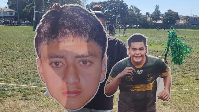 A proud fan at one of the matches. Picture: Supplied