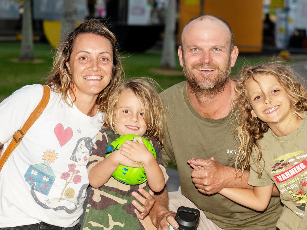 Domonique, Nick, Ocean and Taj Young at Rumble On The Reef Sugar Bowl Skatepark Saturday 23 September 2023 Picture:Michaela Harlow
