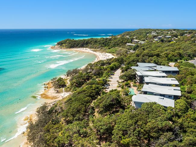 The owners of the Stradbroke Island Beach Hotel, pictured, have had to start providing staff members with their own accommodation. Picture: Supplied