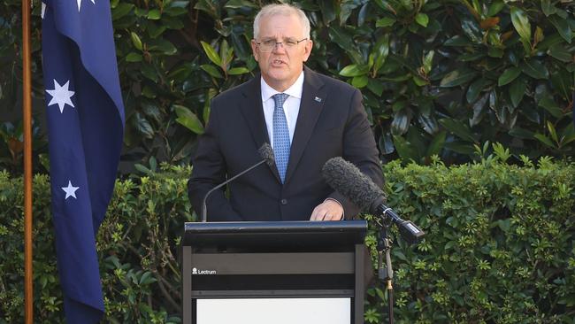 Prime Minister Scott Morrison has promised to ban schools from expelling students based on their sexuality. Picture: NCA NewsWire/Gary Ramage