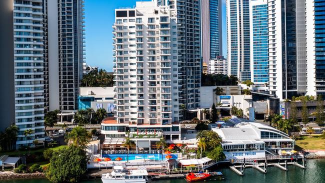 Vibe Hotel and Surfers Paradise Pavilion are up for sale. Picture: Supplied by JLL