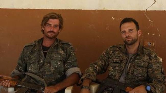 Reece Harding and Robert Alleva in Syria.