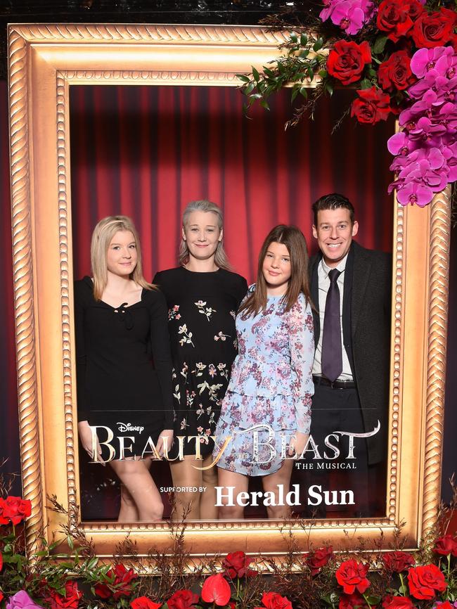 Opening night: Beauty and The Beast at Her Majestys Theatre, Melbourne. Picture: Josie Hayden