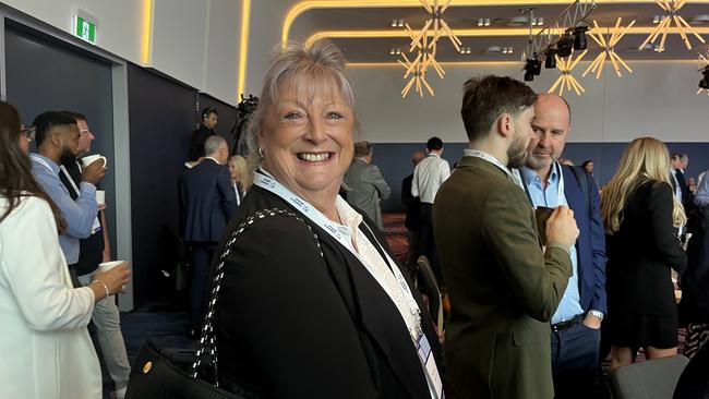 WiseTech director and co-founder Maree Isaacs was smiling as she arrived at the company's investor day.