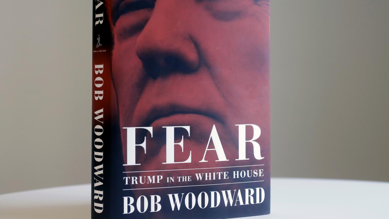 Bob Woodward’s book, Fear. Pic: AP