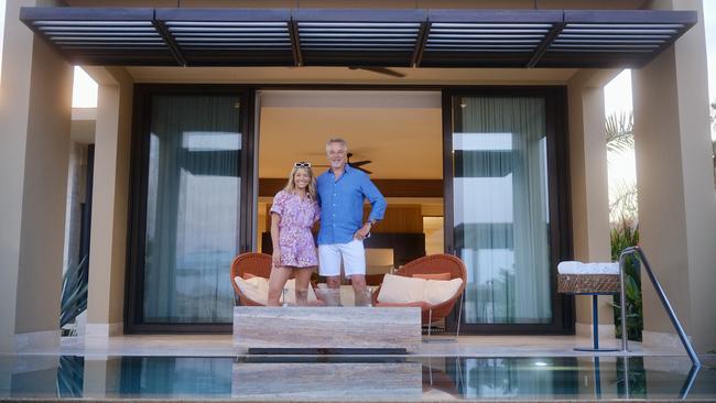 The pair stayed at the luxurious Montage Los Cabos resort.