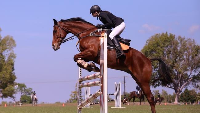 Show jumping at the Royal Darwin Show. Picture: Supplied.