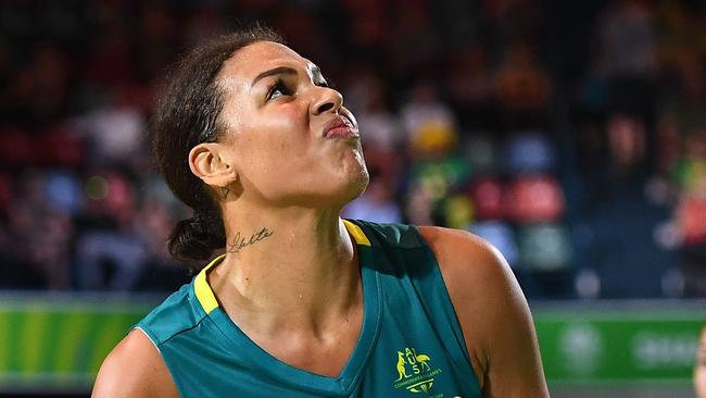 Cambage holds the single-game scoring record in the WNBA with an impressive 53-point performance against the New York Liberty in 2018. Picture: Ian Hitchcock