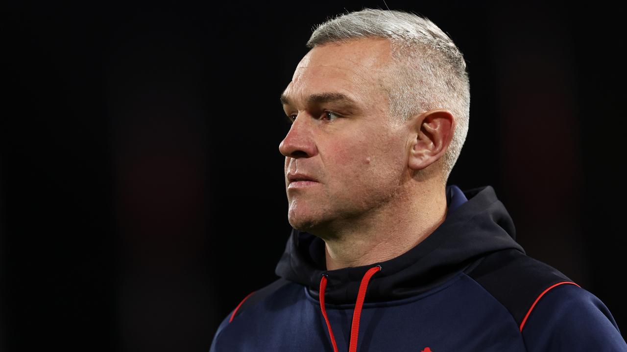 SYDNEY, AUSTRALIA – MAY 19: Roosters assistant coach Jason Ryles looks on prior to the round 12 NRL match between St George Illawarra Dragons and Sydney Roosters at Netstrata Jubilee Stadium on May 19, 2023 in Sydney, Australia. (Photo by Matt King/Getty Images)