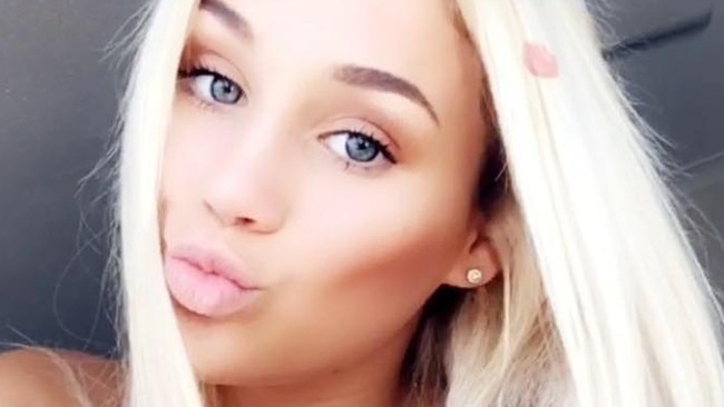 Lily Moody, 18, has pleaded guilty to contravening an AVO to protect her ex-boyfriend.