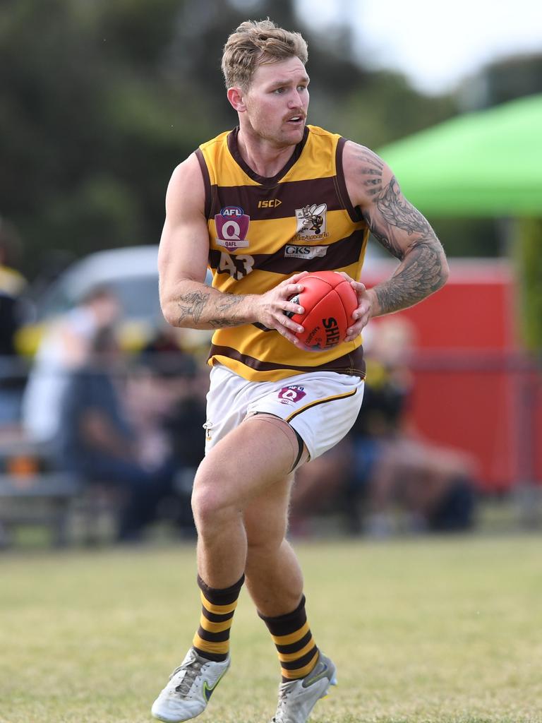 Aspley QAFL star Coen Harker. Picture: Highflyer Images.