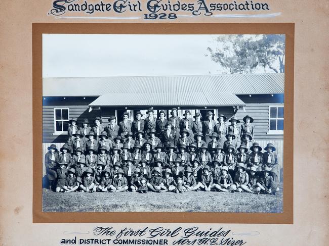 Sandgate Girl Guides Association in 1928.