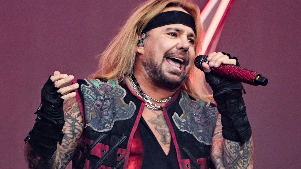 Vince Neil of Mötley Crüe performs live for the The World Tour at Sheffield Bramall Lane on May 22, 2023 in Sheffield, England. Photo by Anthony Devlin/Getty Images for Live Nation UK