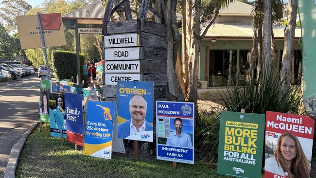 Pre-polling in the Sunshine Coast seat of Fairfax. Photo: Jarrod Tutbury.