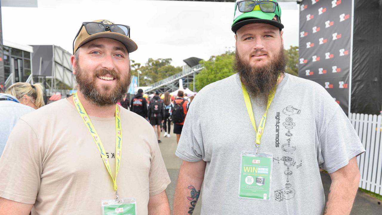 Fans at the Vailo Adelaide 500. Picture: Brenton Edwards