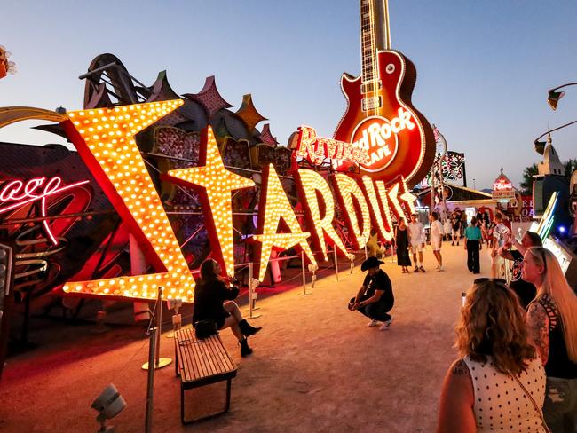 EMBARGO FOR TWAM, 28 SEPTEMBER 2024. FEE MAY APPLY. The Neon Museum, Las Vegas. Photo: The Neon Museum, Las VegasEMBARGO FOR TWAM, 28 SEPTEMBER 2024. FEE MAY APPLY. Museum Credit.To avoid any fees for the image use you are required specifically and expressly credit the Museum for all Images as follows Ã¢â¬ÅThe Neon Museum, Las Vegas.Ã¢â¬Â Social Media (if applicable). Tag us! Credit the Museum as follows for all social media platforms:Use the geotag identifying Ã¢â¬ÅThe Neon MuseumÃ¢â¬Â location Use the hashtags Ã¢â¬Å#neonmuseumlasvegasÃ¢â¬Â or Ã¢â¬Å#neonboneyardÃ¢â¬Â in the caption Use the account tag Ã¢â¬Å@theneonmuseumlasvegasÃ¢â¬Â for Instagram, Ã¢â¬Å@theneonmuseumÃ¢â¬Â for Facebook, andÃ¢â¬Â¯@neonmuseum for TwitterÃ¢â¬Â¯in the beginning of the captionÃ¢â¬Â¯ Use the account tagÃ¢â¬Â¯Ã¢â¬Å@neonmuseumlasvegasÃ¢â¬Â¯and #neonmuseumlasvegasÃ¢â¬Â¯in the beginning of the captionÃ¢â¬Â¯onÃ¢â¬Â¯TikTokÃ¢â¬Â¯ Use the account link Ã¢â¬Åyoutube.com/neonmuseumlasvegasÃ¢â¬Â in the beginning of the caption (YouTube only)