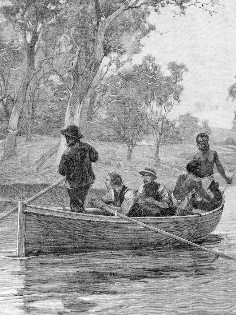 Victoria and its Metropolis history book  1835 John Batman on the Yarra 'this shall be the place for a village' Picture: Ferguson Glenn