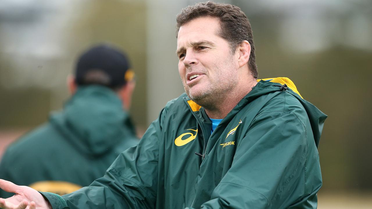 Springboks coach Rassie Erasmus says his job is on the line against the All Blacks this weekend.