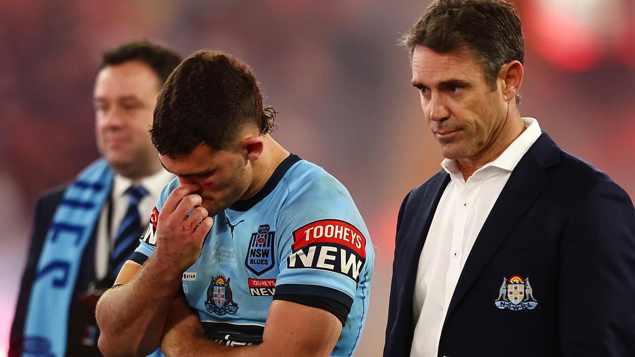 State of Origin 2022: Shattered NSW Blues players, Ben Elias, QLD Maroons,  Game three, decider