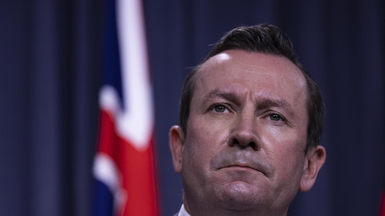 West Australian Premier Mark McGowan has flagged a 90 per cent double-dose target will need to be reached before the state fully eases restrictions. Photo by Matt Jelonek/Getty Images