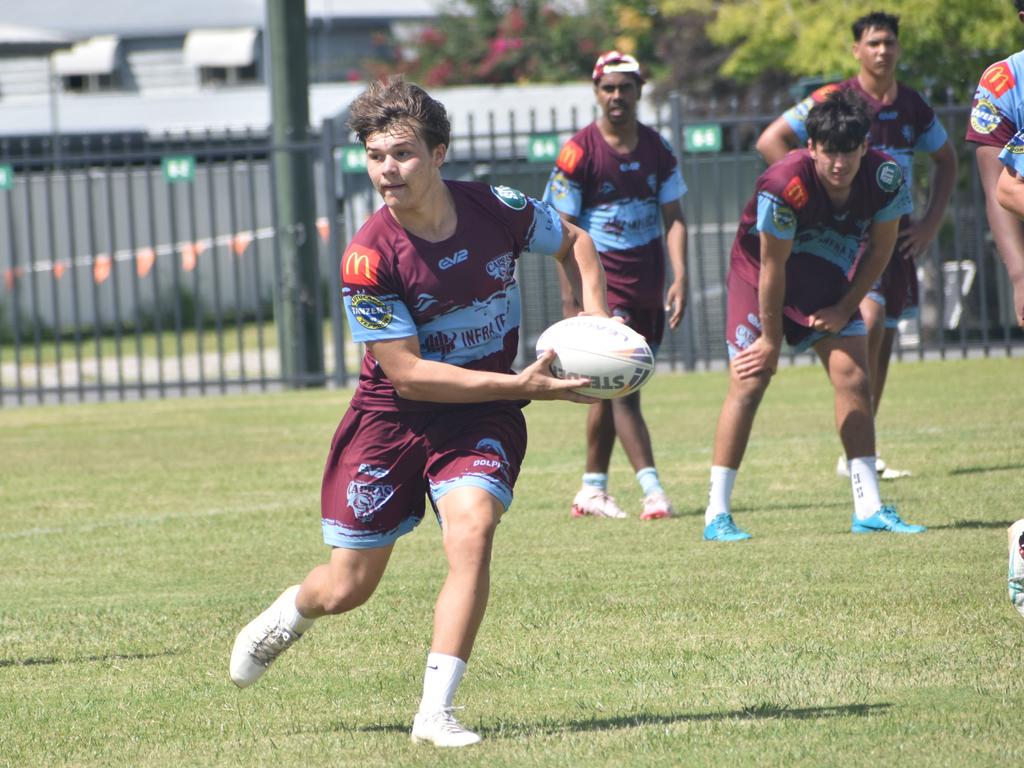 CQ Capras under-17 boys squad pre-season training session at The Cathedral College, Rockhampton, on January 11, 2025.