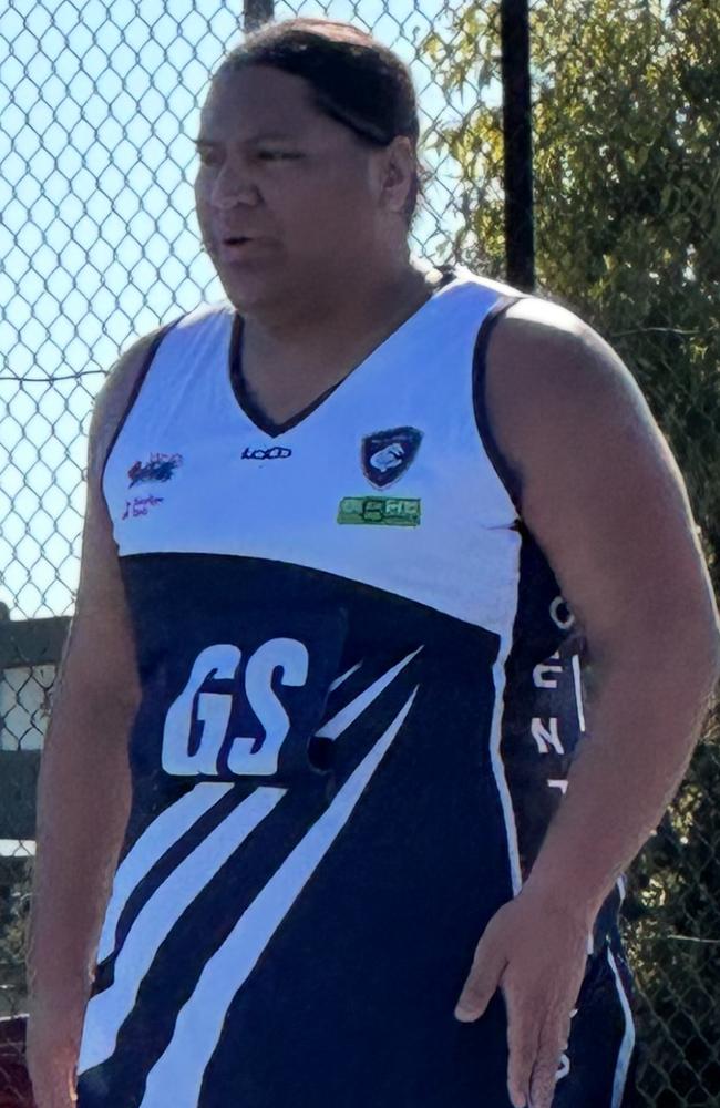Transgender netballer Manawa Aranui playing for Melton Central Netball Club. Picture: Supplied