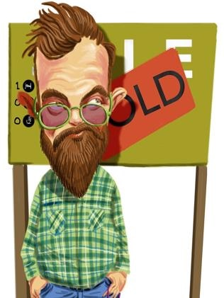 The hipster. Drawing: John Tiedemann