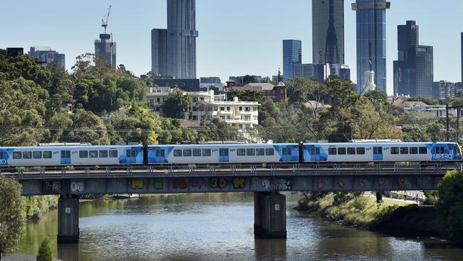 The Williamstown line and the Alamein line had the slowest speeds.