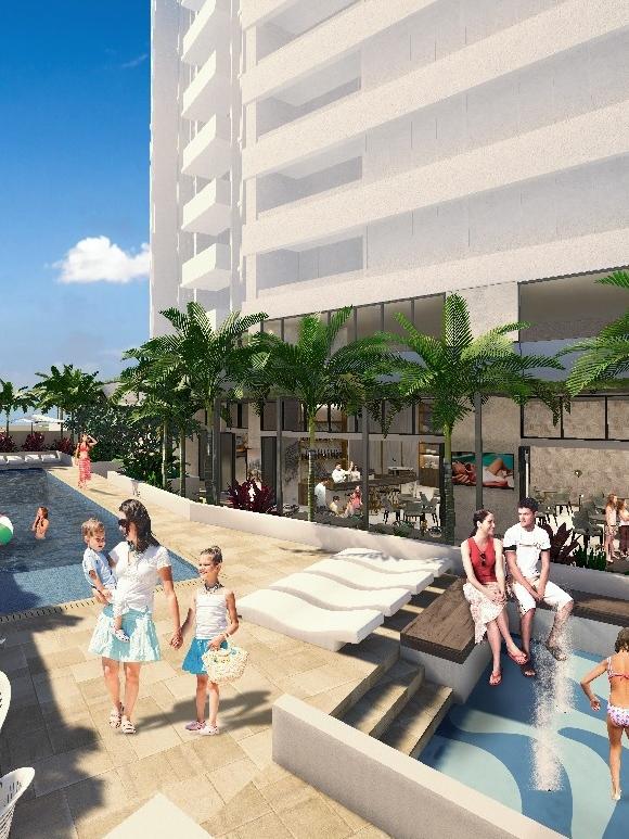 Artist impression of the Ruby apartments on the Gold Coast