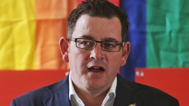 Premier Daniel Andrews is under attack over the CFA dispute. Picture: Hamish Blair