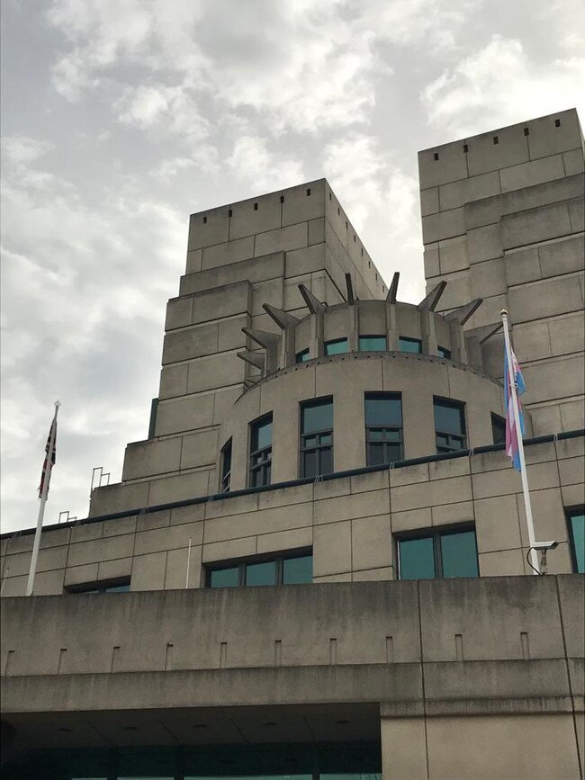 MI6 headquarters in England.