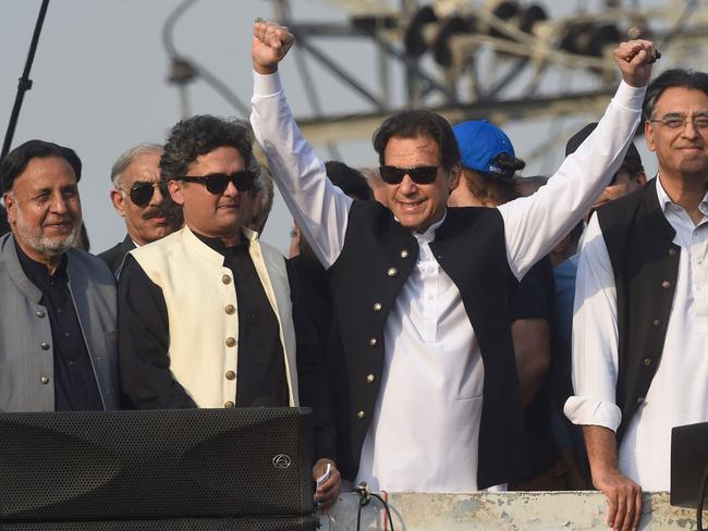 The former Pakistan prime minister was convicted for leaking classified documents. Picture: AFP