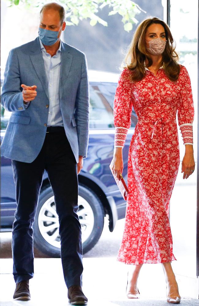 Prince William, Duke of Cambridge and Catherine, Duchess of Cambridge at the London Bridge Jobcentre. Picture: Henry Nicholls/WPA Pool/Getty Images