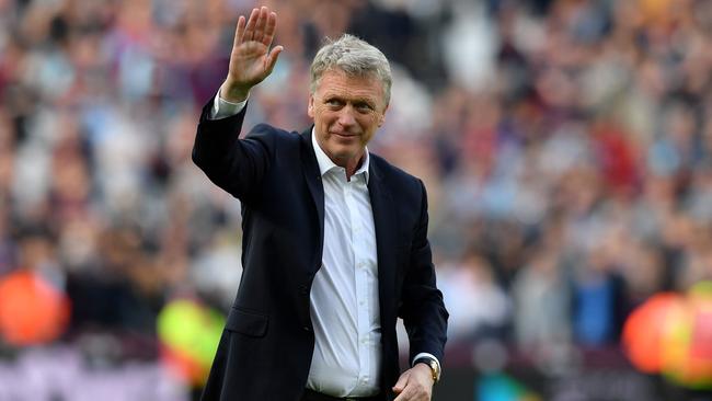 David Moyes is back at West Ham for a second stint as manager, replacing the sacked Manuel Pellegrini. Picture: AFP