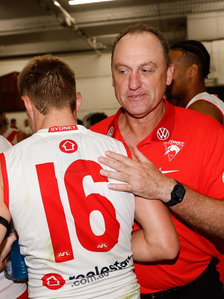 Longmire has gone on to become one of the AFL’s longest-serving coaches. Picture: Dylan Burns/AFL Photos via Getty Images