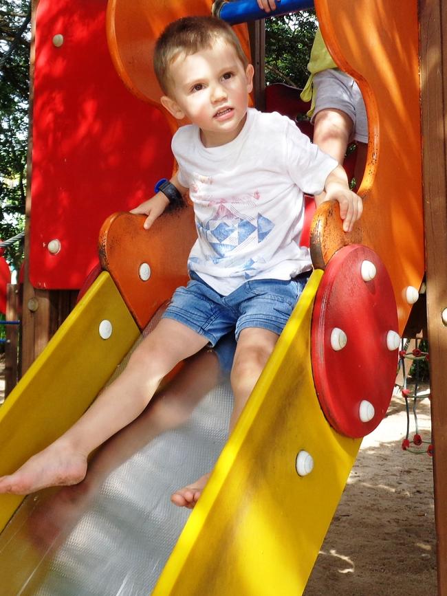 The three-year-old boy vanished from his foster grandmother’s backyard in 2014. Picture: Supplied