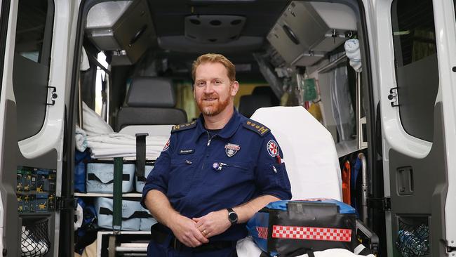 Paramedic Inspector Giles Buchanan. Picture: AAP