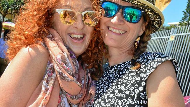 Wendy Cobbold and Claire Taylor at the 2018 Caloundra Music Festival. Picture: John McCutcheon