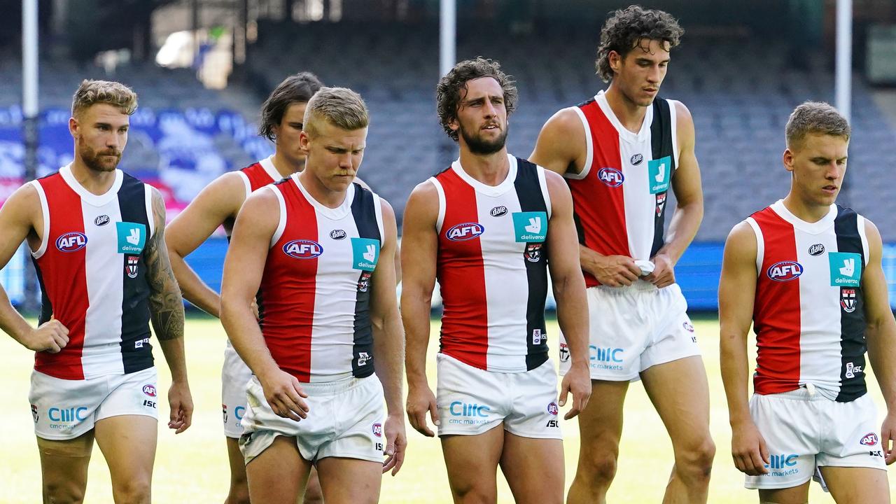 St Kilda was proclaimed the winner of the 2019 trade period, but recent history has told us that doesn’t necessarily lead to winning on the field. (AAP Image/Scott Barbour)