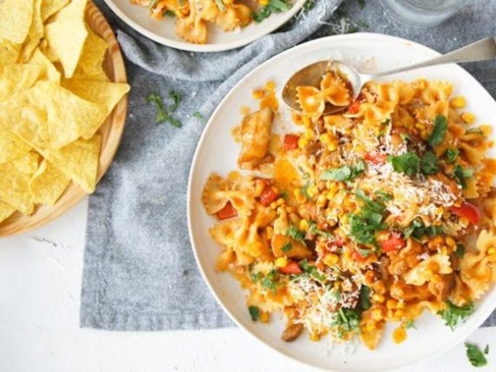 Mexican chicken pasta. Picture: Australia's Best Recipes.