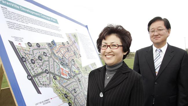 Developers Anna Kim and Paul Kim of the MBKIM Group releasing plans for ParanVille in 2009.