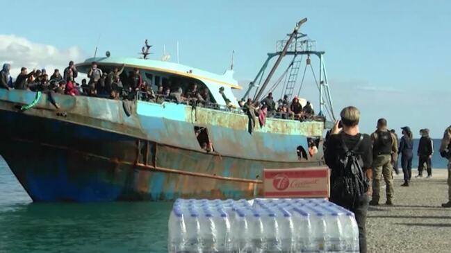 Greece Rescues Hundreds On Stranded Migrant Boat | News.com.au ...