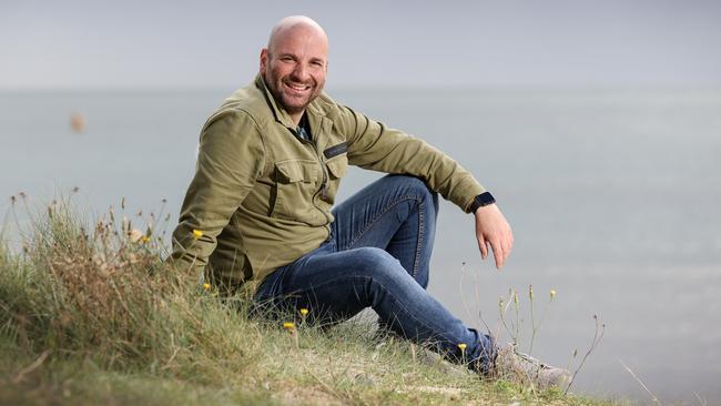 George ­Calombaris has opened a Greek restaurant and is cooking up another venture on the Mornington Peninsula. Picture: David Caird