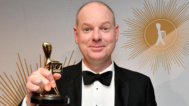 Tom Gleeson was, in some ways, was considered least likely to win the Gold Logie. Picture: AAP/Darren England