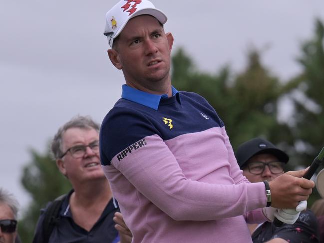 Lucas Herbert during the final round of the NSW Open at Murray Downs