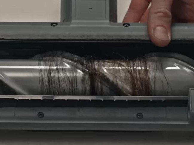 Hair gets tangled in traditional vacuum heads... Picture: Supplied